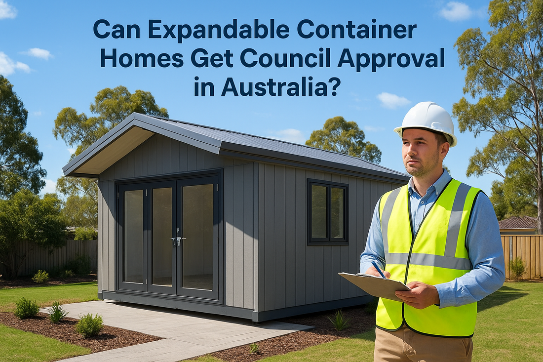expandable container homes get council approve or not?
