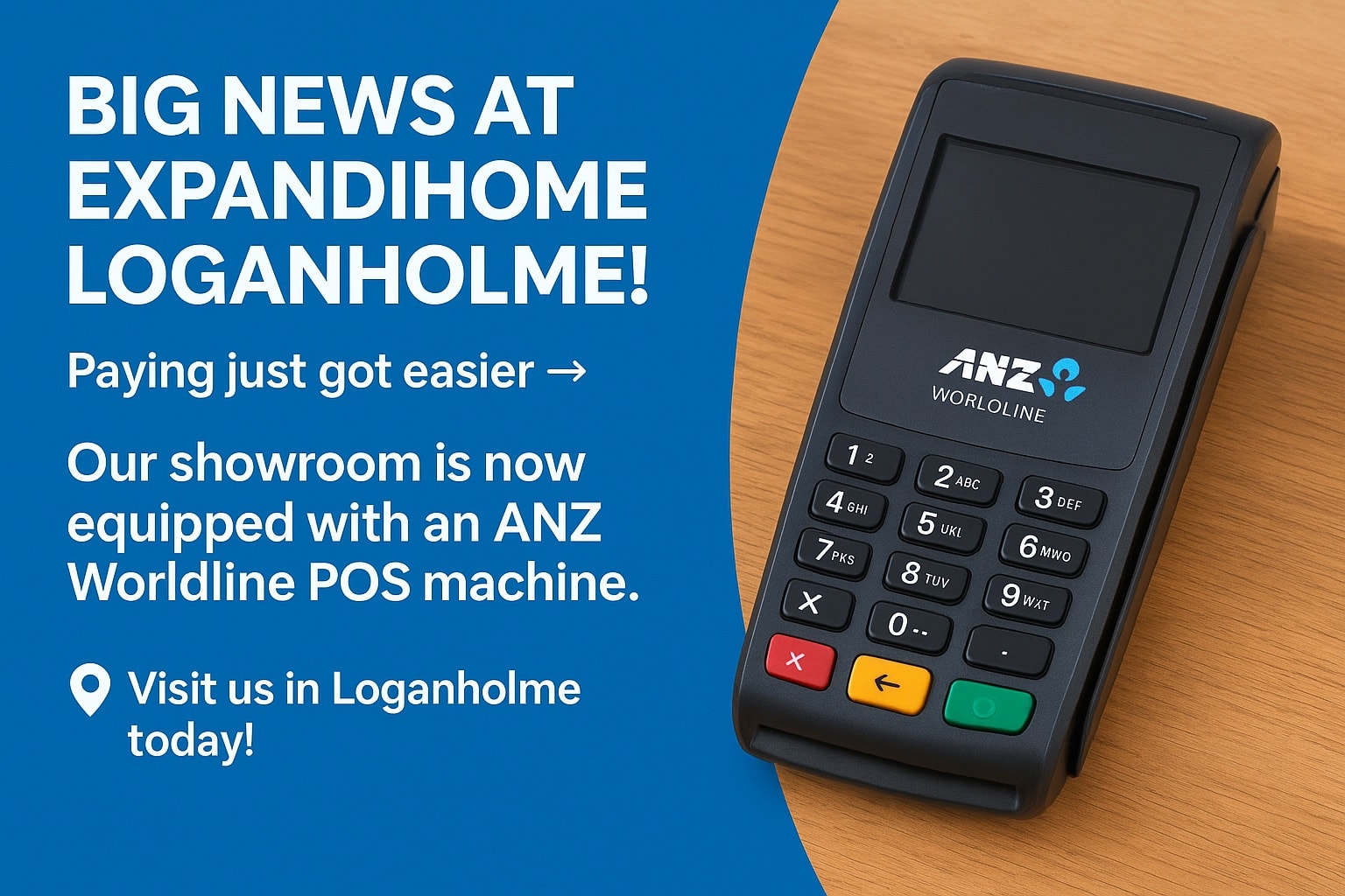Expandihome just enable easy POS payment by ANZ worldline – Expandihome AU