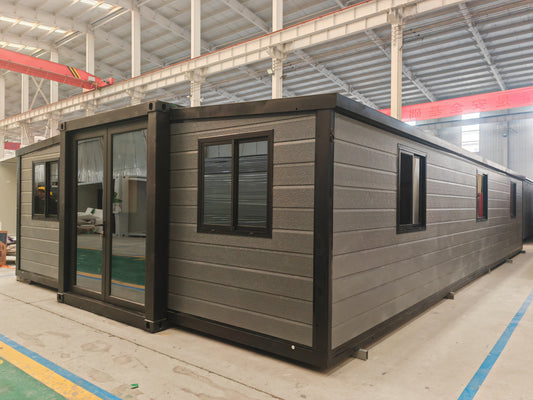 Modular building components in a warehouse setting