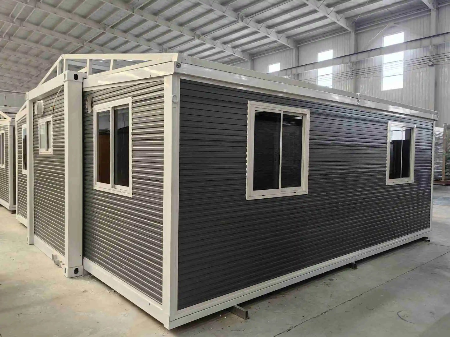 grey cladding board 20ft with frame roof tested.