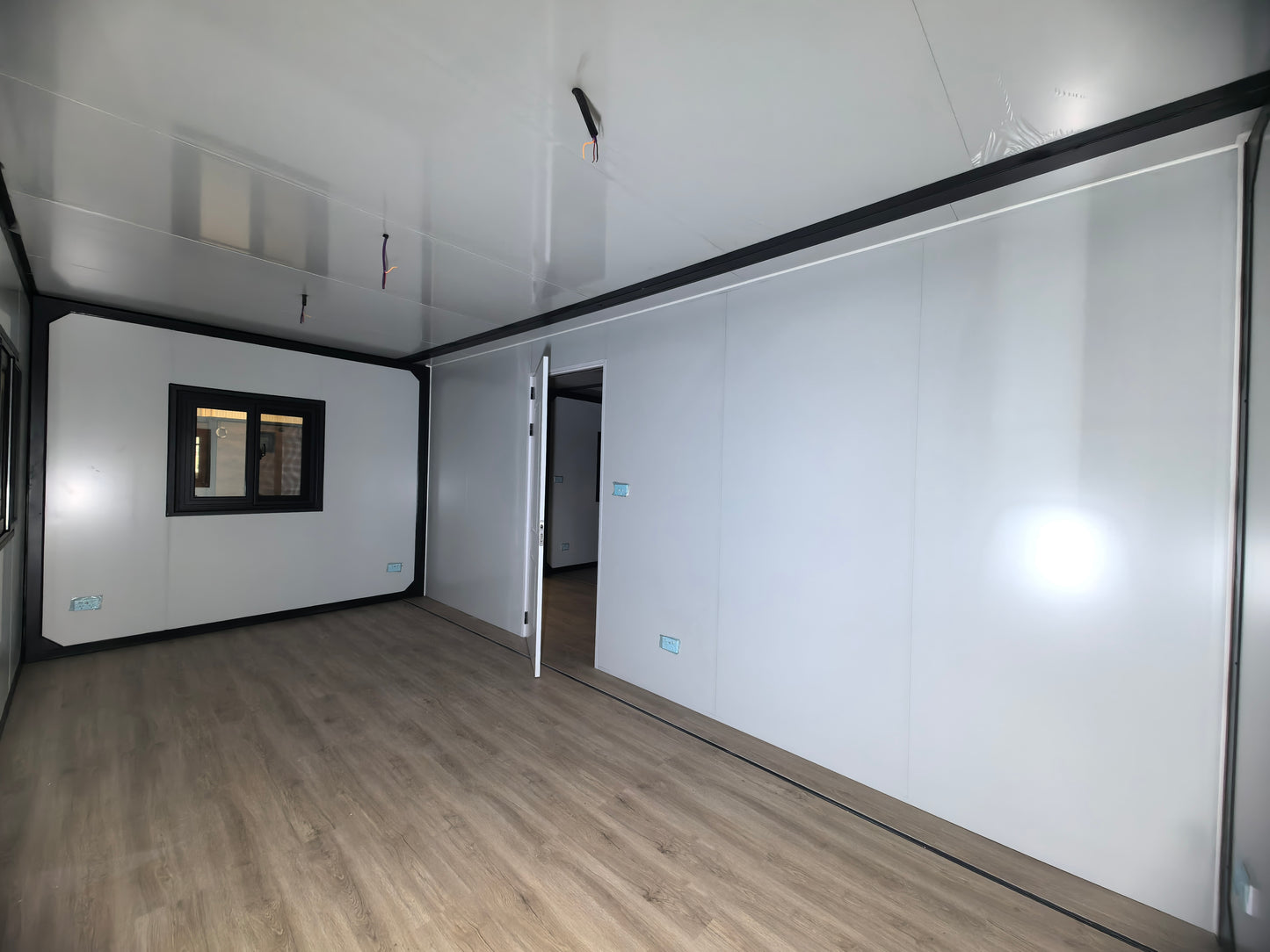 20FT Expandable Flat Roof House 1-bed Wooden available #173 #174--TBC