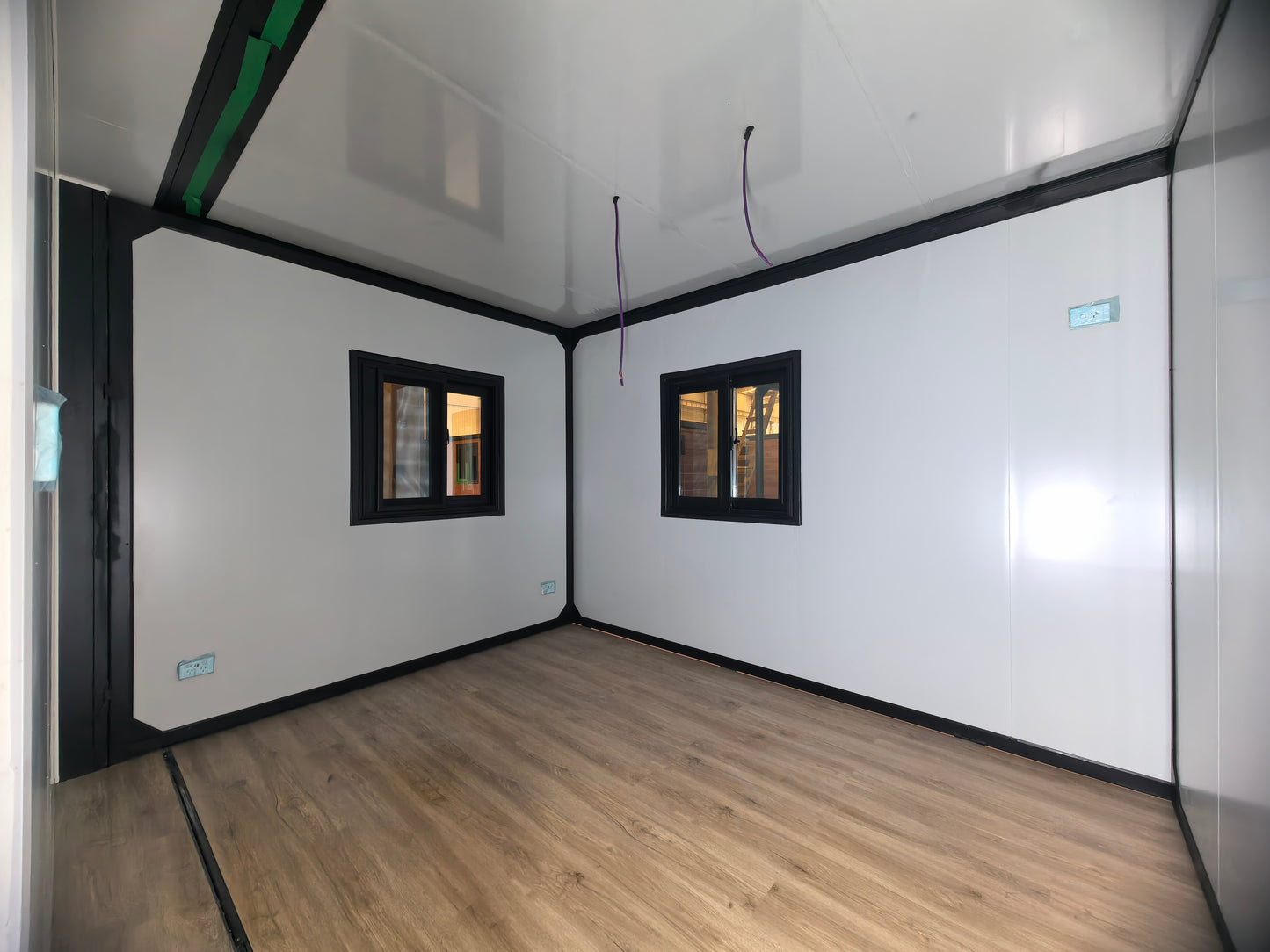 20FT Expandable Flat Roof House 2-bed Grey available #177 #178 ETA-August 14
