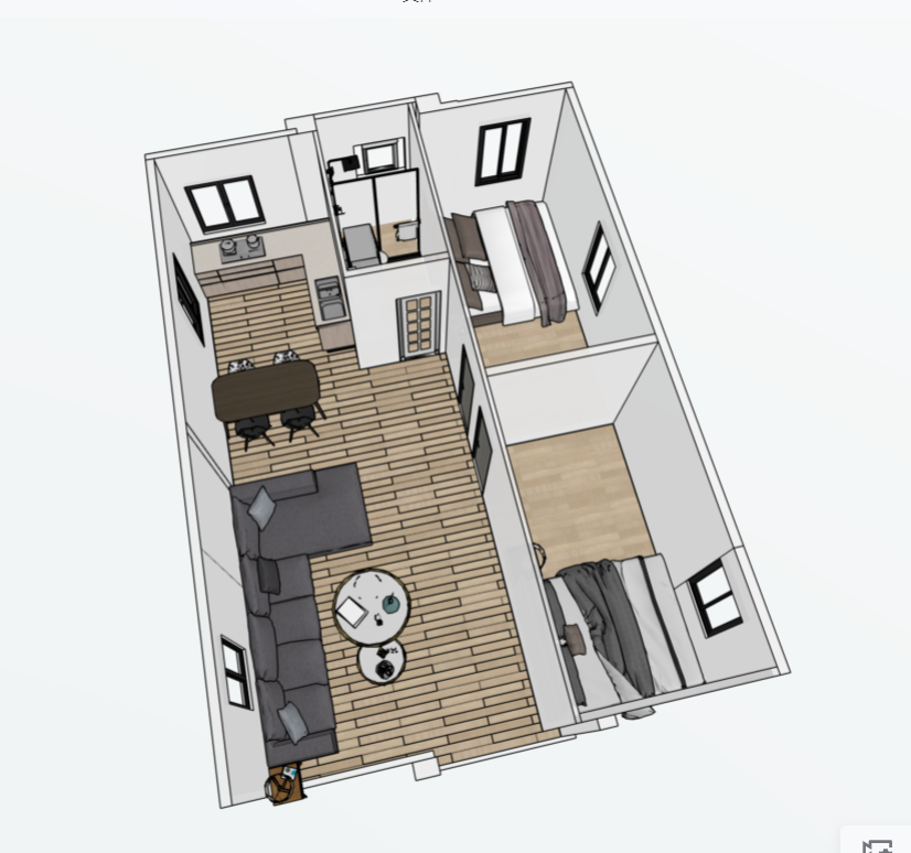 30FT Expandable House with 2 beds